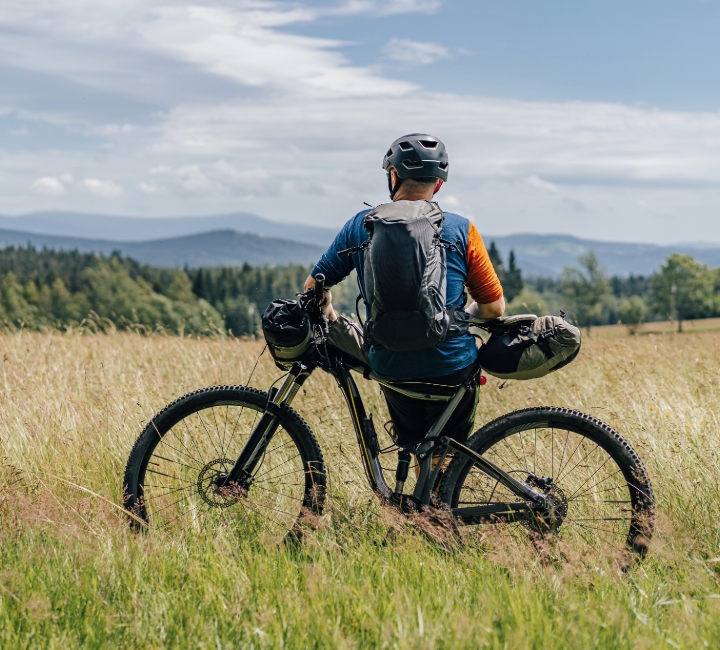 bike packing in New England