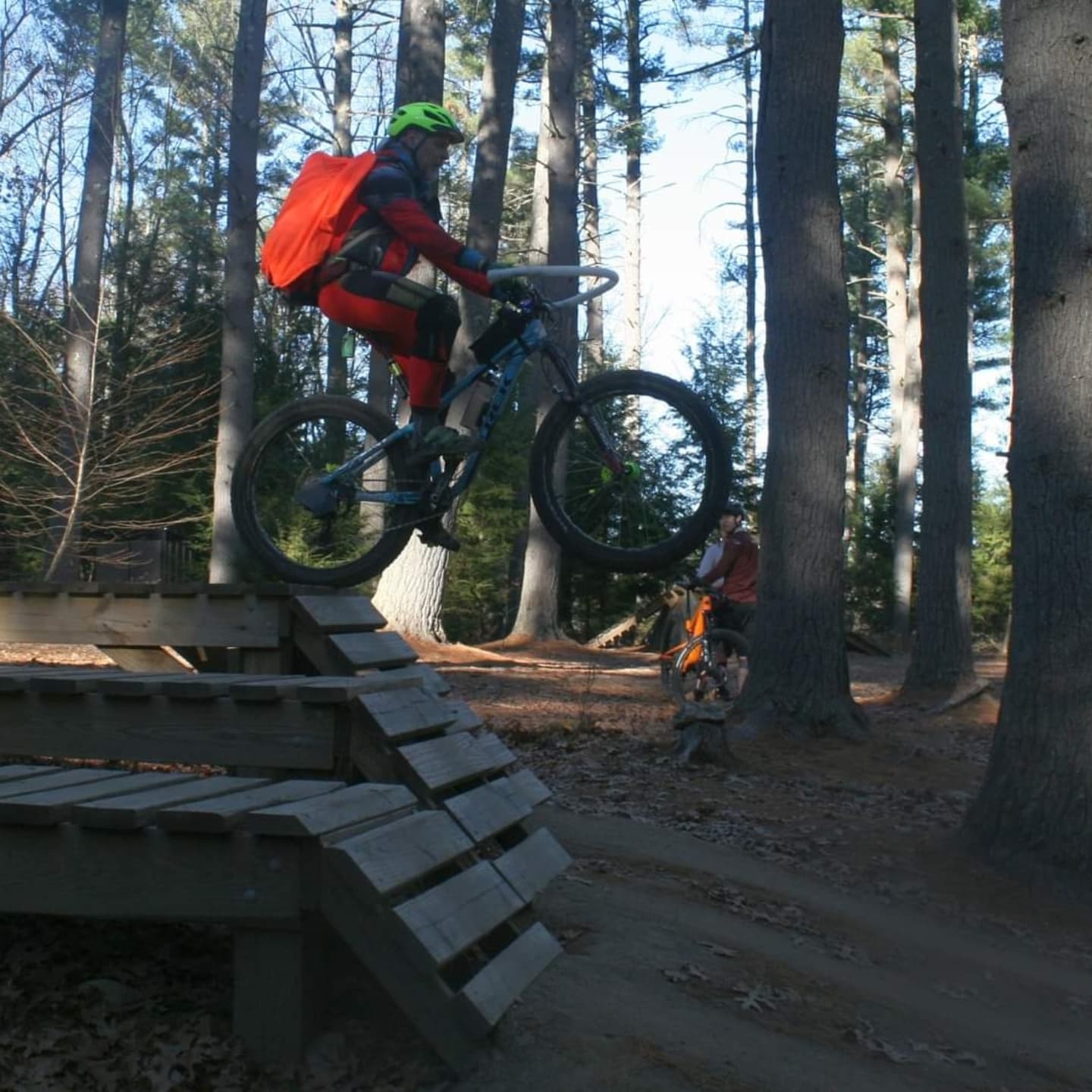 Brett Metzger Sending it at the Skills Park in Uxbridge MA